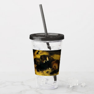 Woman and Horse Acrylic Tumbler