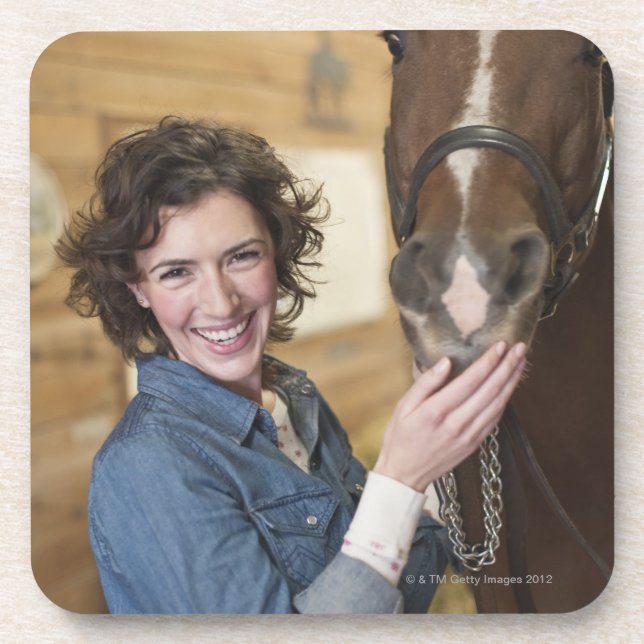 Woman and horse coaster (Front)
