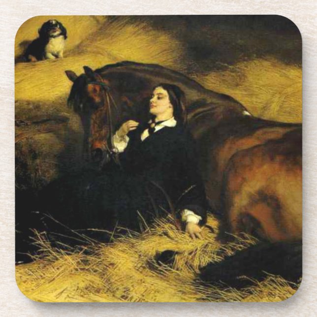 Woman and Horse Coaster (Front)