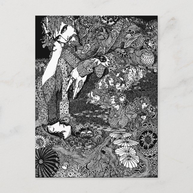 Woman and Man Postcard (Front)