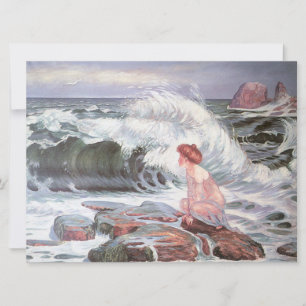 Woman and the Wave (by Frantisek Kupka) Card