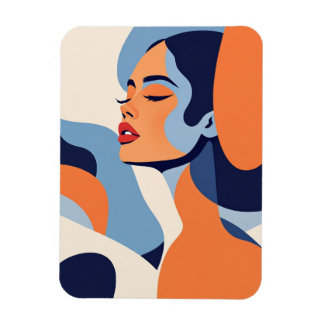 Woman Art Magnet