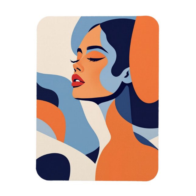 Woman Art Magnet (Vertical)