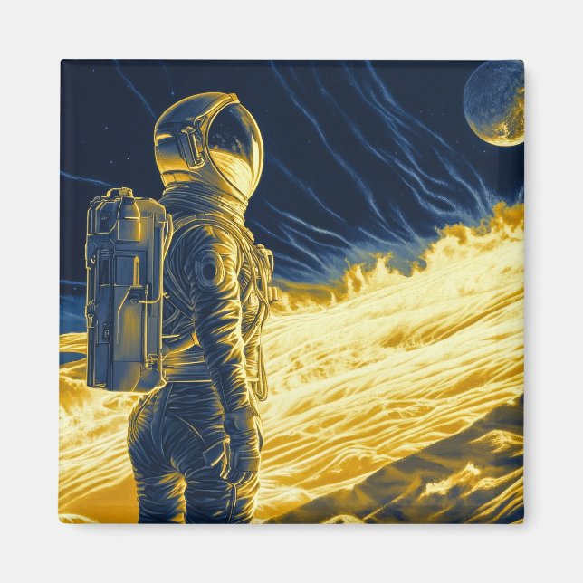 Woman Astronaut Magnet (Front)