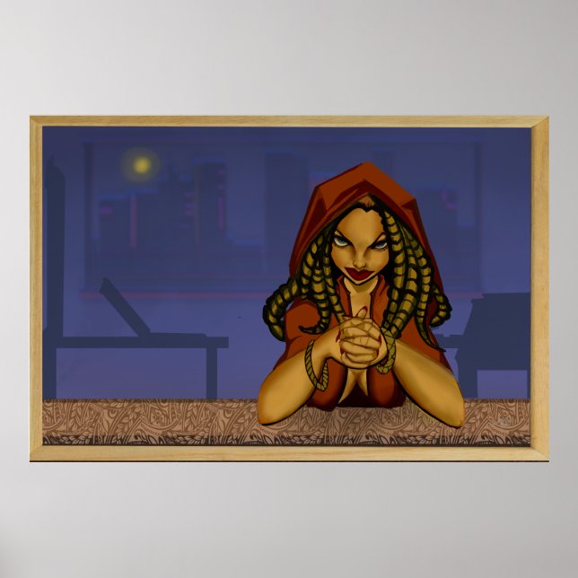 Woman At Bar Poster (Front)