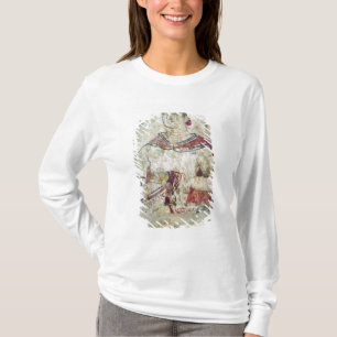 Woman at her toilet, detail from a funerary T-Shirt