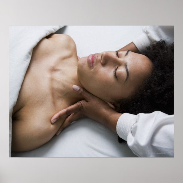 Woman at spa poster (Front)