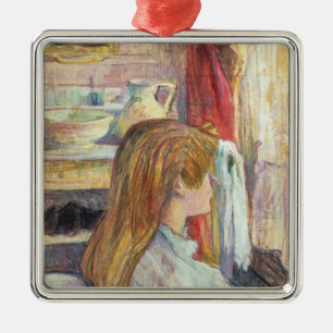 Woman at the Window, 1893 Metal Tree Decoration
