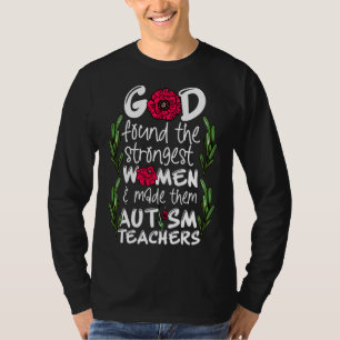 Woman Autism Teacher T-Shirt