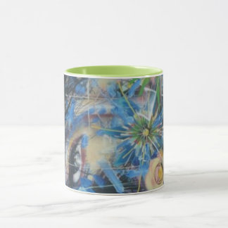 Woman behind the art designs. Mug