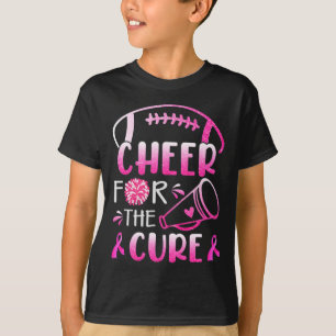 Woman Breast Cancer Awareness Cheer For The Cure T-Shirt