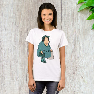 Woman Carrying Bags T-Shirt