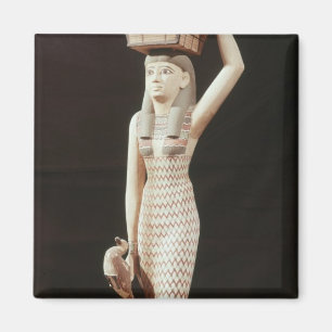 Woman carrying offerings, New Kingdom Magnet