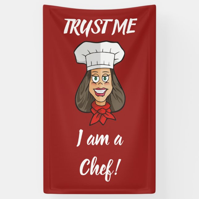 Woman Chef Banner (Vertical)