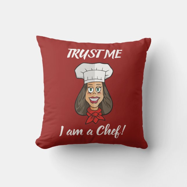 Woman Chef Cushion (Front)
