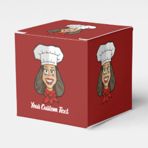 Woman Chef Favour Box