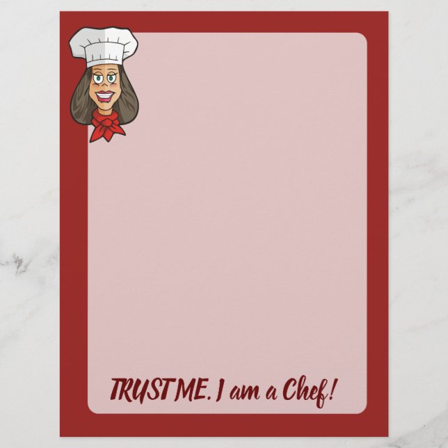 Woman Chef Flyer (Front)