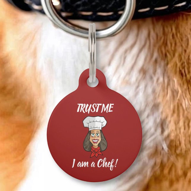 Woman Chef Pet Tag (Creator Uploaded)