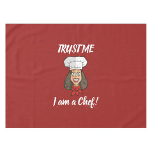 Woman Chef Tablecloth