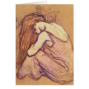Woman Combing her Hair by Henri de Toulouse-Lautre
