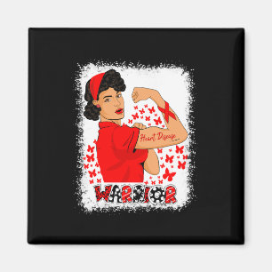 Woman Congestive Heart Failure Warrior Heart Disea Magnet
