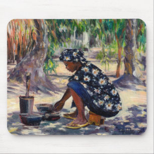 Woman Cooking 2004 Mouse Pad