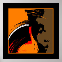 Woman Emerging Abstract Art