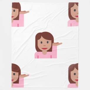 woman emoji blanket