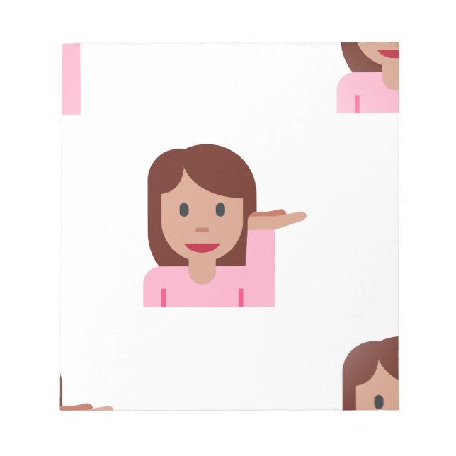 woman emoji notepad (Front)