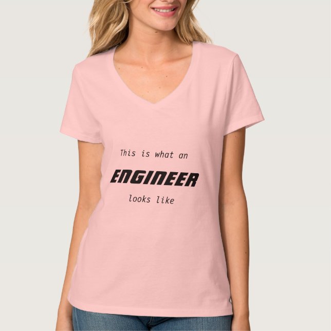 Woman engineer shirt (Front)
