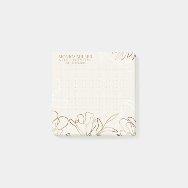 Woman Entrepreneur Elegant Notepad (Front)