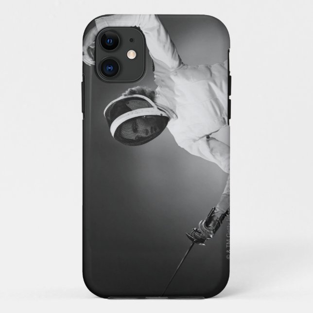 Woman Fencing Case-Mate iPhone Case (Back)