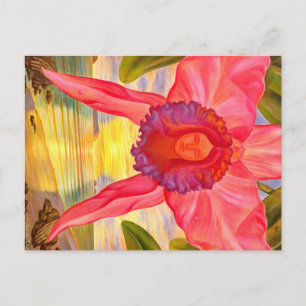 Woman Figure In Orchid - Postcard