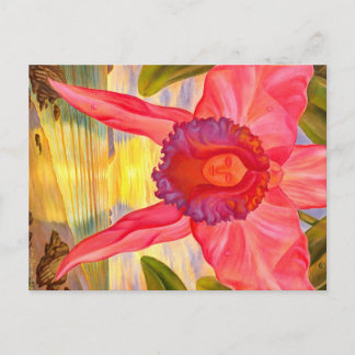 Woman Figure In Orchid - Postcard