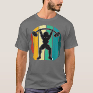 Woman Fitness Gym Retro Tee a Gym Fitness Sport Ap