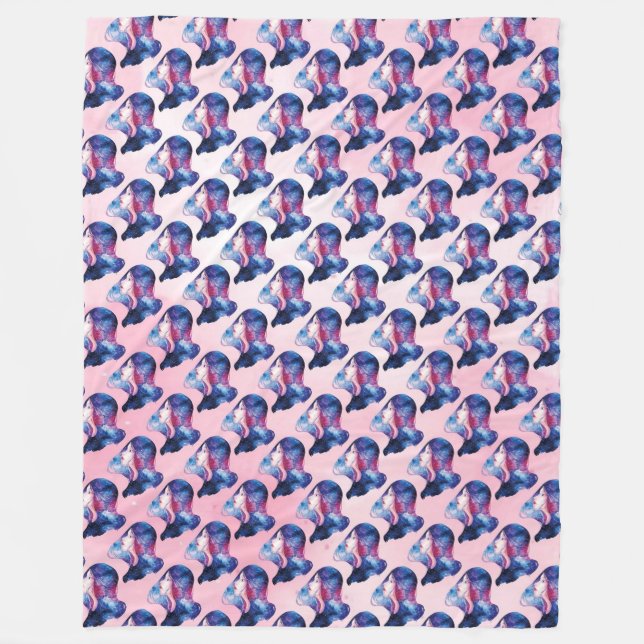 Woman Fleece Blanket (Front)
