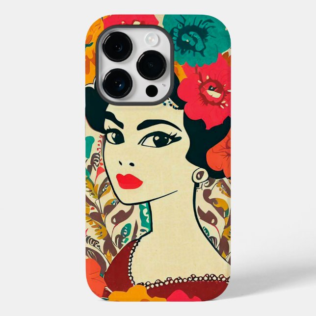 Woman flower Case-Mate iPhone case (Back)