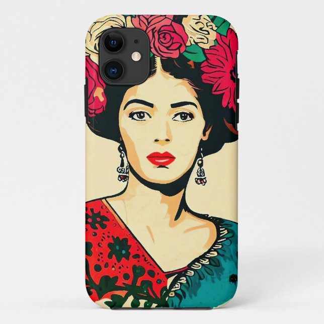 Woman flower Case-Mate iPhone case (Back)