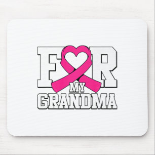 Woman For My Grandma Breast Cancer Awareness Pink  Mouse Pad