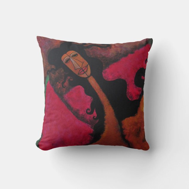 Woman&fruit pillow (Front)