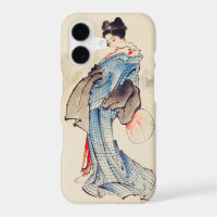 Woman Full-Length Portrait by Katsushika Hokusai