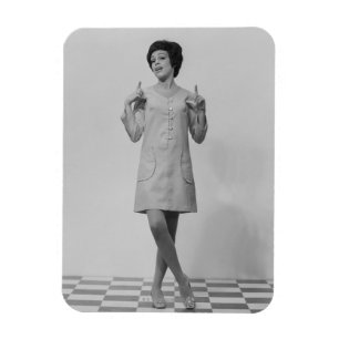 Woman Gesturing Magnet