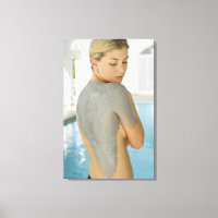 Woman getting spa skin treatment