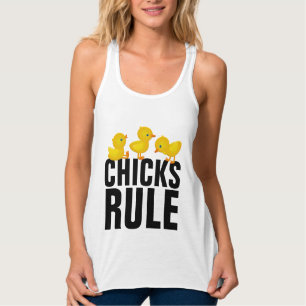 WOMAN GIRL POWER CHICKS T-SHIRTS