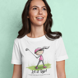 Woman Golfer Fun T-Shirt