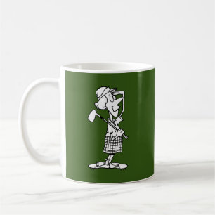 Woman Golfer Mug