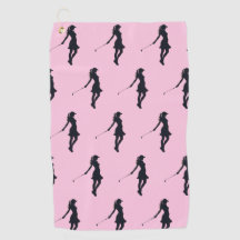 Woman Golfer Silhouette