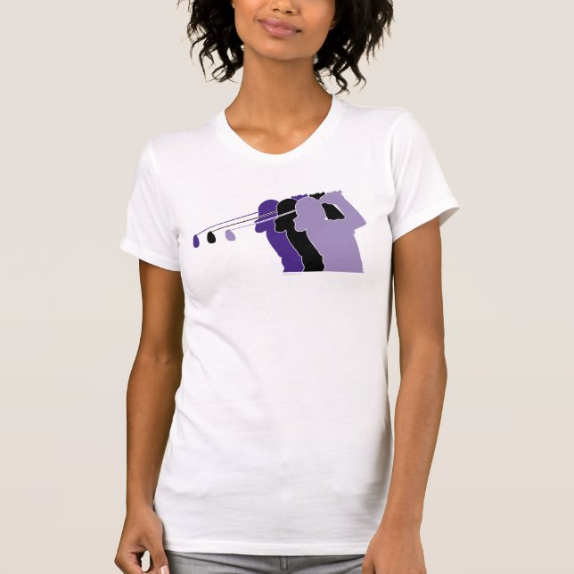 Woman Golfer T-Shirt (Front)