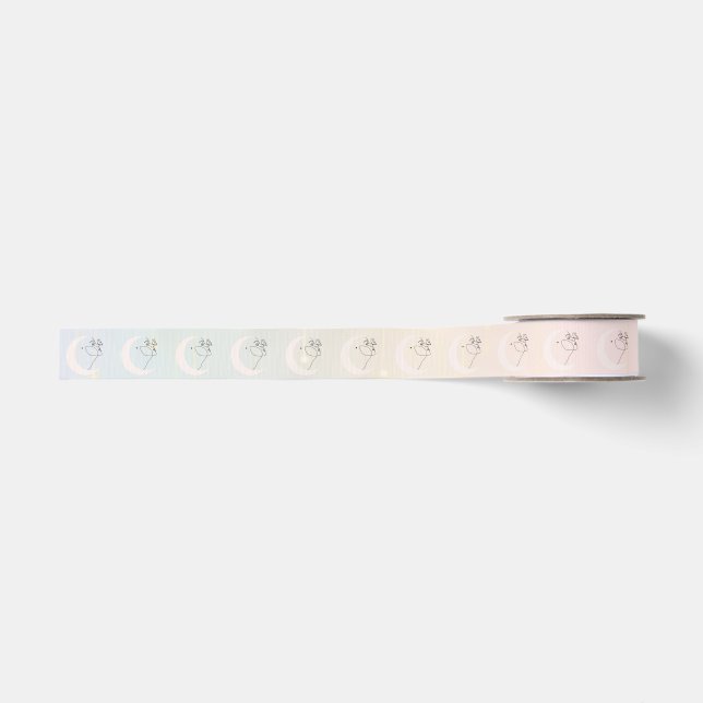 Woman Grosgrain Ribbon (Front)