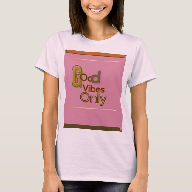 Woman half sleeve tshirt with design (Front)